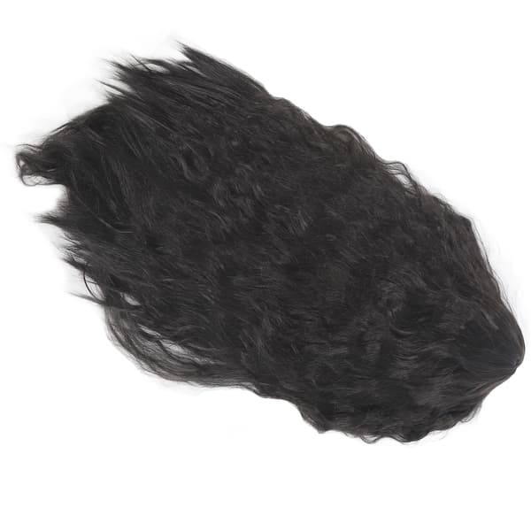 Dameparyk Afslappet Mode Sort Lang Krøllet Bølget Blondefront Hår Toupee til Kvinder Piger
