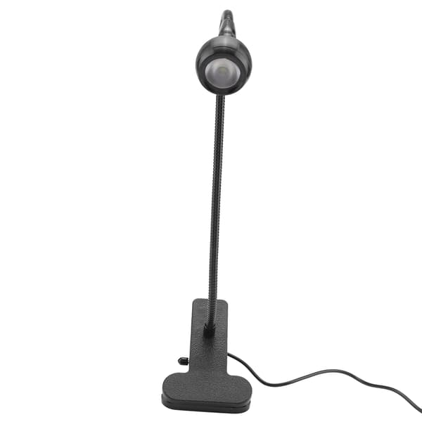 Mini USB LED Bordlampe Clip-On Læselampe til Hjemmestudie Sort Varm
