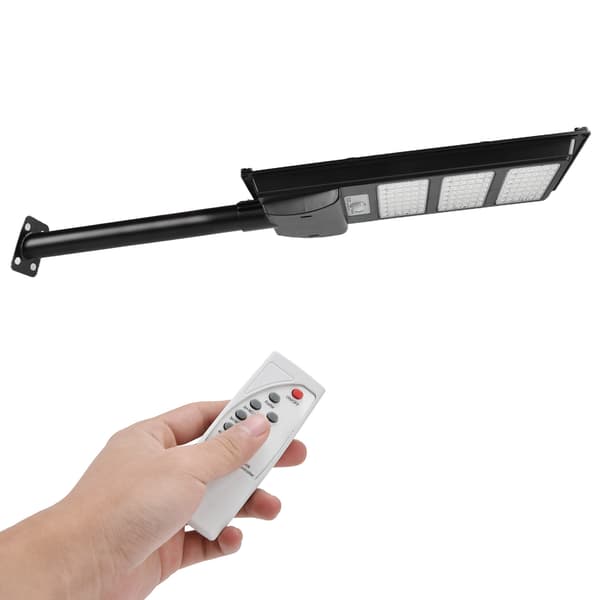 200W 126LED Solar Gatubelysning, Fjärrkontroll Timing, Vattentät Rörelsesensor för Utomhusbruk