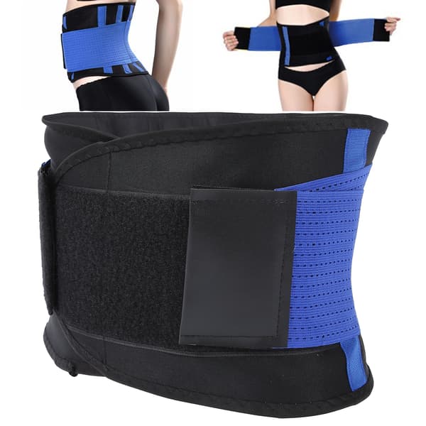 Korset Taljetræner til kvinder efter fødslen Slankende Shapewear (Blå)L