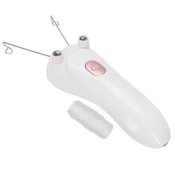 Elektrisk tråd-epilator hårfjerner USB-opladning bomuldstråd-epilator (vært bomuldstråd USB-kabel) (Pink)