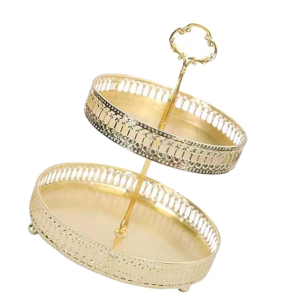 Koppar Guld Dubbellager Bakverktyg Bröllopsdesserttillbehör
