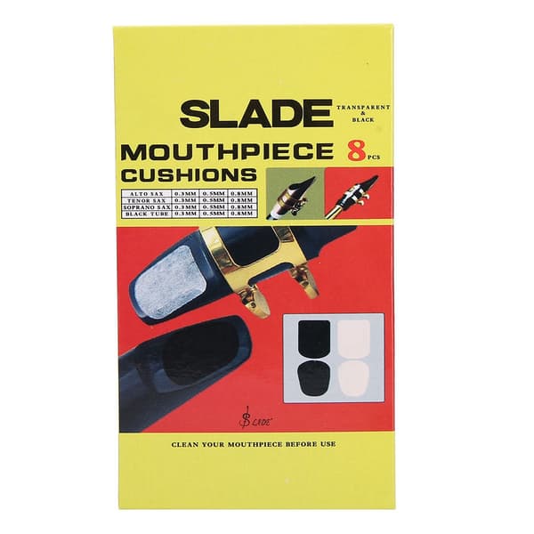 Baryton Altsaxofon Munstyckskudde Lappar 0,8 mm Tjocklek Pad Set