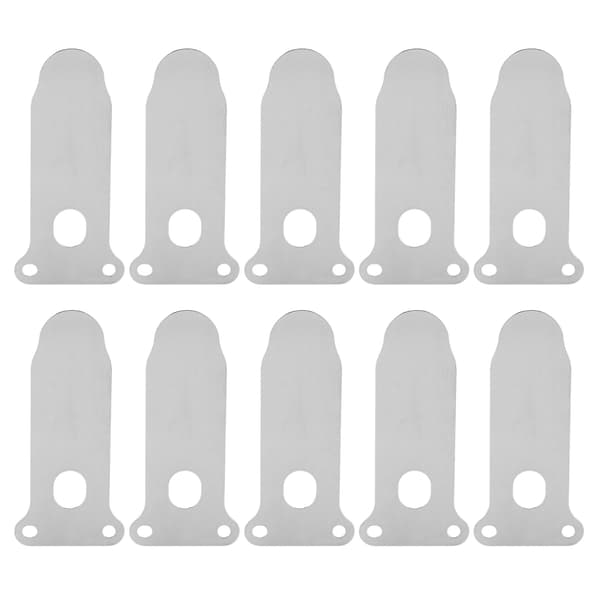 10 stk. 62 mm stål luftkompressor ventilplader, tungecylinder reservedele