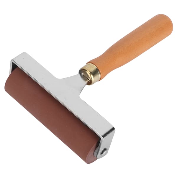 Brayer Blød Fleksibel Robust Holdbar Elastisk Gummirulle til Bogtryk Scrapbøger 10cm