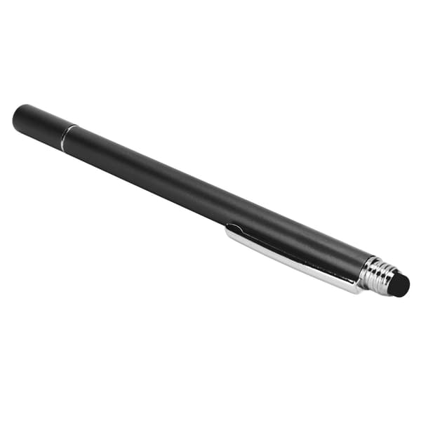 Højfølsom kapacitiv stylus, universel touchpen til telefon og tablet, sort