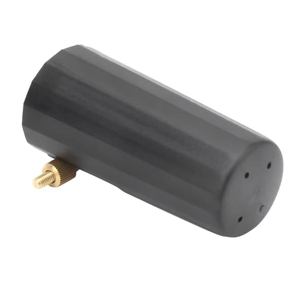 Altsaxofonmunstycke, PU-läderligatur, plastlock, vit förpackning, JS01