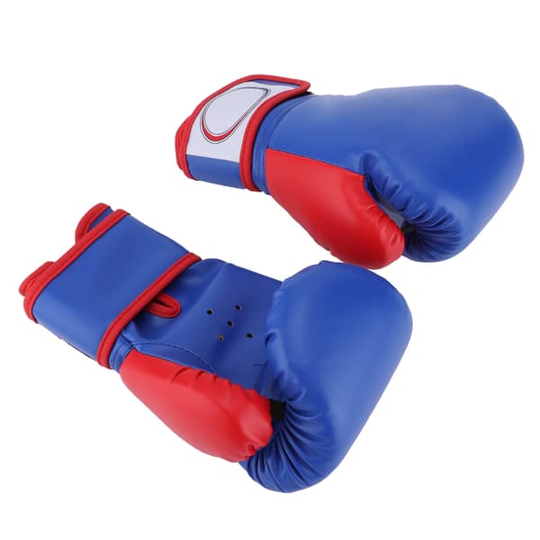Junior Boxhandskar 1 par, Boxningssäck & Träningshandskar för Pojkar Flickor, Blå