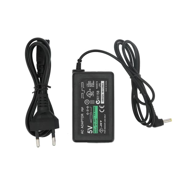 Bærbar strømoplader til PSP1000/2000/3000 konsol EU 100-240V AC-adapter
