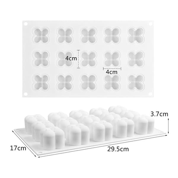 Stearinlys Silikoneform 3D Mini Boble Terning Kugle Silikoneform DIY Chokolade Stearinlys Silikoneform