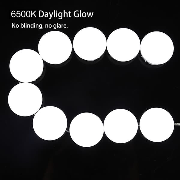 10 kpl LED-meikkipeilin valosarja himmennettävällä hehkulampulla