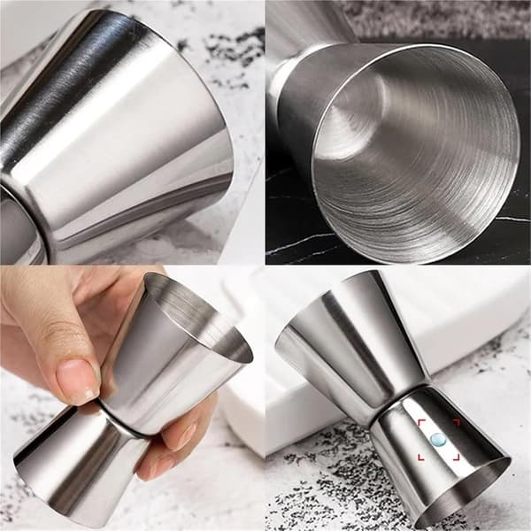 Dubbelmått - Cocktail Jigger 30/60ml Silver