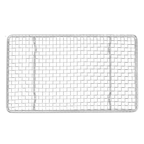 Rektangulär bakgaller i rostfritt stål, ugnssäker, högtemperaturmatlagning, rostning, grillning 19,2 cm