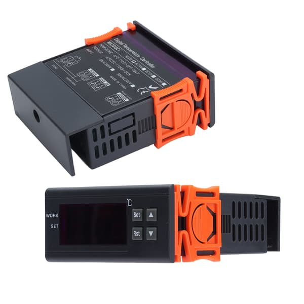 Termostat Digital Temp Controller AC220V 5A med LCD-display og probe