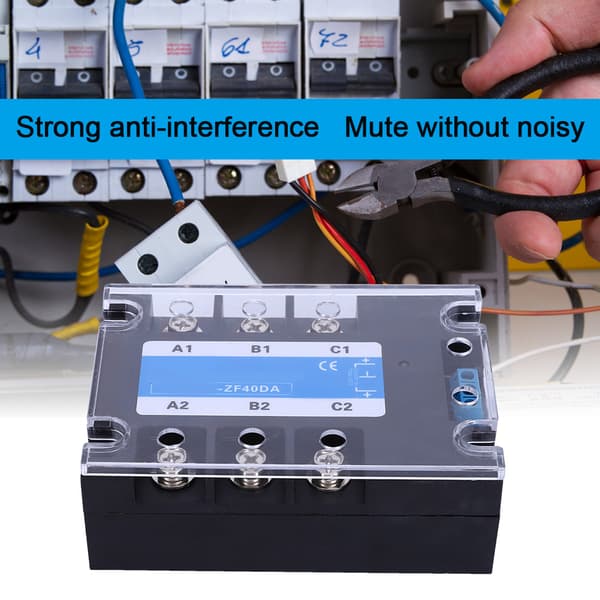 BERM3 ZF40DA DC AC Solid State Relay SSR Elektrisk Komponent Klart Kabinet til Elektroniske Enheder