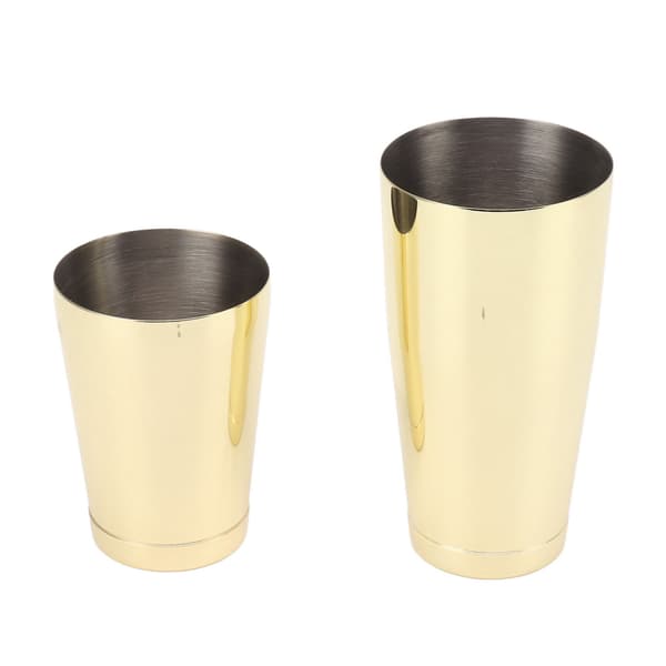 Forgyldt 304 Rustfrit Stål Cocktail Shaker Martini Mixer Sæt