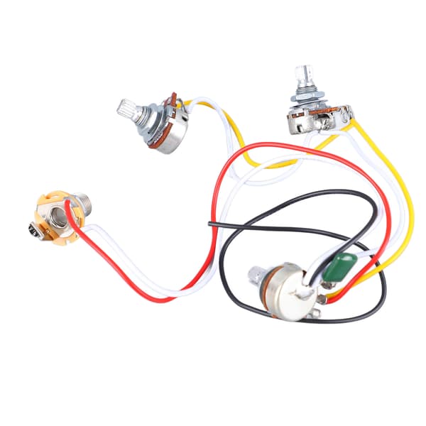 Bas Potentiometer Ledningsnet 500K Lydstyrkekontrol Guitar Dele