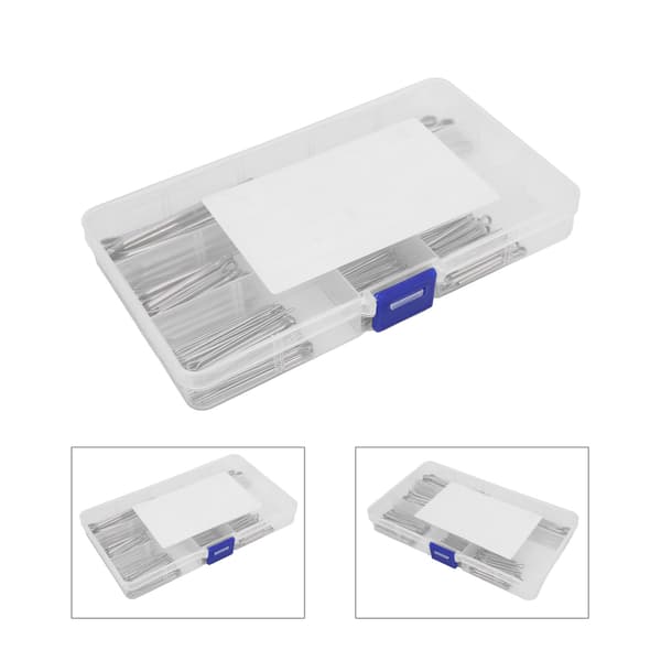 120 stk. splitstift-sortiment i rustfrit stål, 6 specifikationer, universel bilhardware