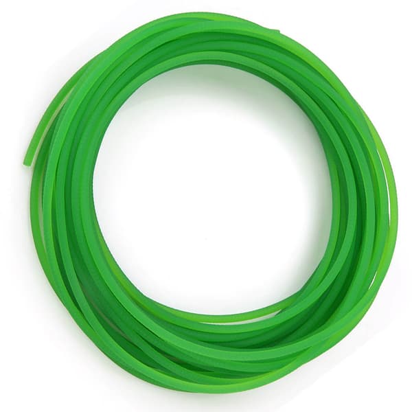 Grøn Tekstureret PU Rund Drivrem 4mm x 10m til Transmissionssystemer