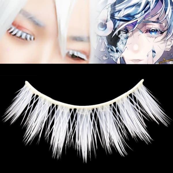Valkoiset tekoripset Cosplay-meikki Tekoripset Naamiaisjuhlaripset