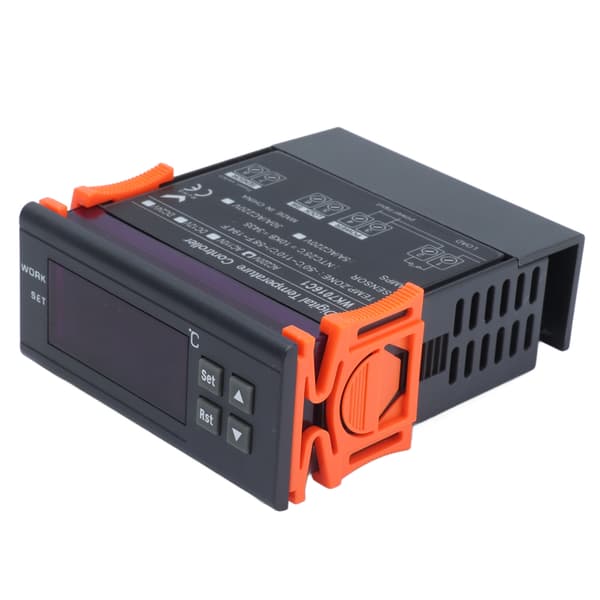 Digital termostat temperaturregulator AC220V 5A med LCD-display och sond
