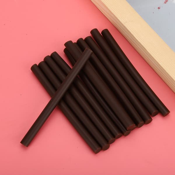 12 st/förpackning Limstift Professionella Limstift med Hög Vidhäftning för Hårförlängningar
