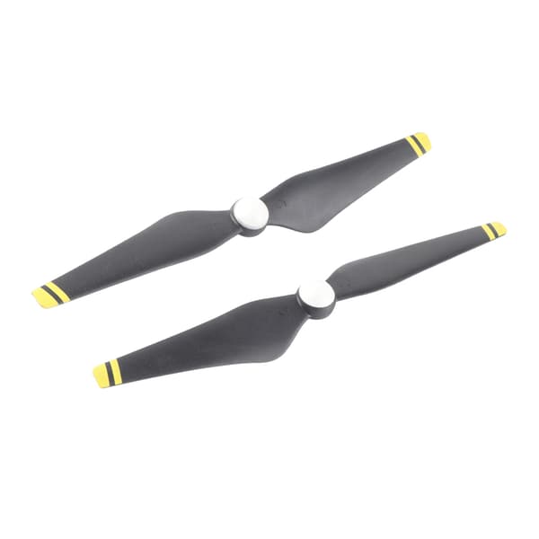 2 pakker hurtigudløsende propelblade til DJI Phantom 3 Quadcopter reservedele (gul kant)