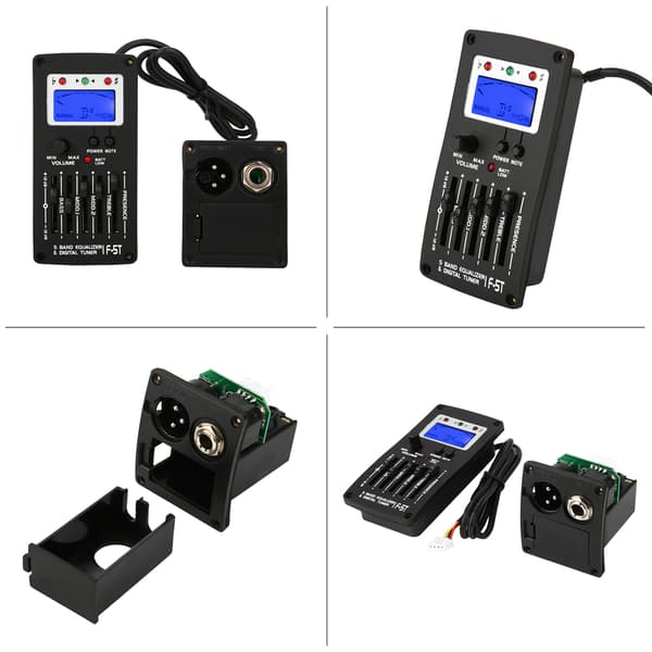 F-5T 5-bands digital EQ-stämmare för elektrisk akustisk klassisk gitarr