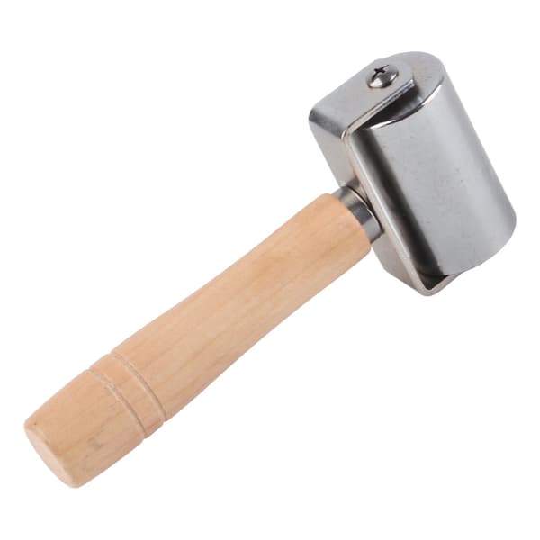 DIY Læder Håndarbejde Glatter 35mm Læder Rulleværktøj Læderhåndværk Kantfolder (Medium)