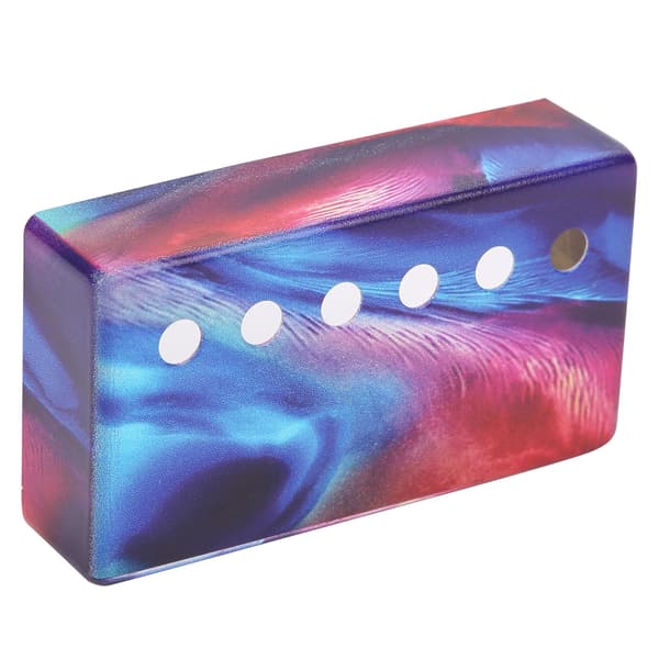 2 st koppar 6-håls pickup-skydd för underhåll av elgitarr, 70x39x16,5 mm