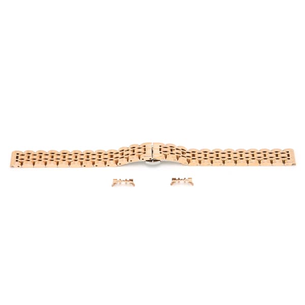 Udskiftning Rosaguld Rustfrit Stål Urrem 12mm 0.5 tommer Unisex Håndledsrem