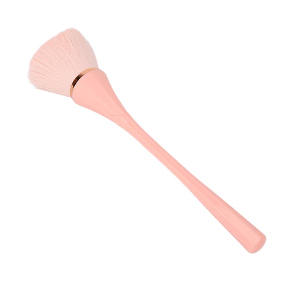 Makeupbørste Bløde, Rige Børster Slanke Hårtoppe Overdimensioneret Fluffy Stærk Puddergrebsevne Børste Pink