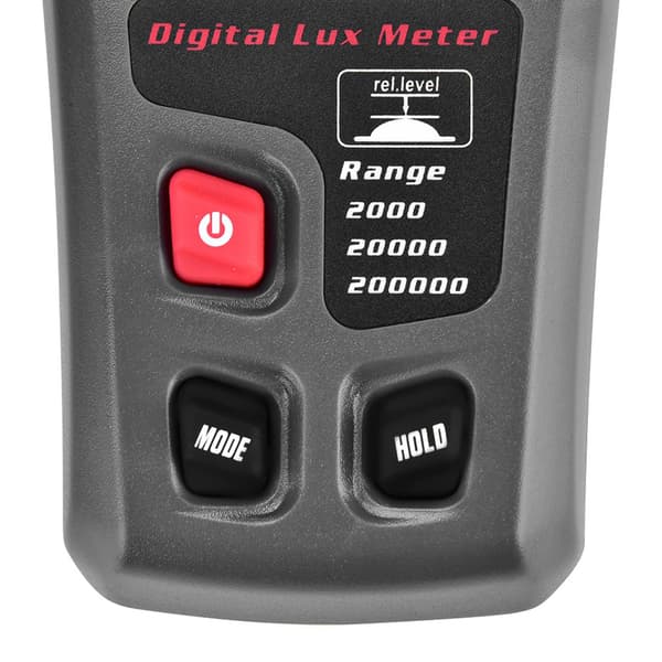 MT-30 Digital Luxmeter, LCD-baggrundsbelyst lysmåler til test af miljøbelysning, 0-200000 Lux