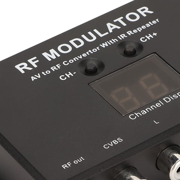 RF-modulator Pro PAL NTSC 21-kanals AV till RF-omvandlare för STB DVR DVD