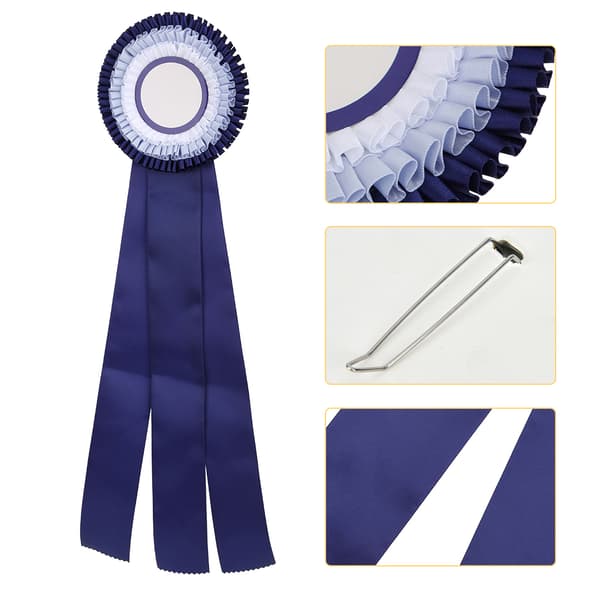 2:a plats Mini Rosettmärke Elegant Mästarmedalj Prispokal