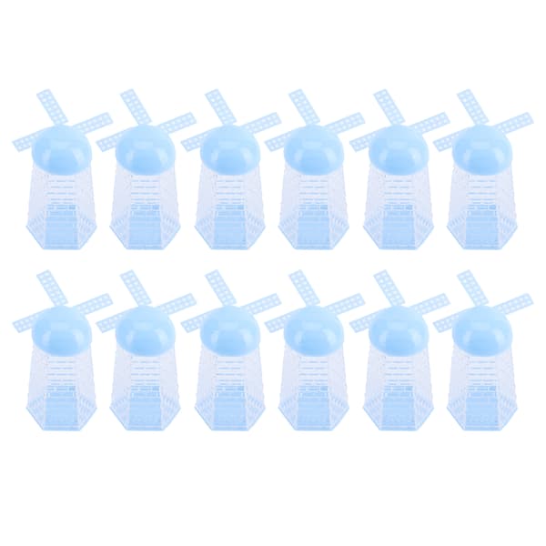 12 st vindkvarn godislåda plastbehållare för bröllopsgåvor babyshower-dekor