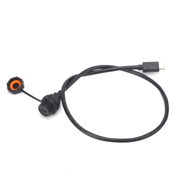Vandtæt USB-C-stik IP67 Han- og Hunkabelstik 0,5m E10TPCTFF/TPCAM