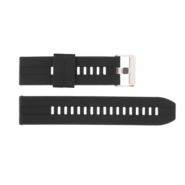 Universal 22 mm silikone quick-release urrem til Realme Watch 2, sort