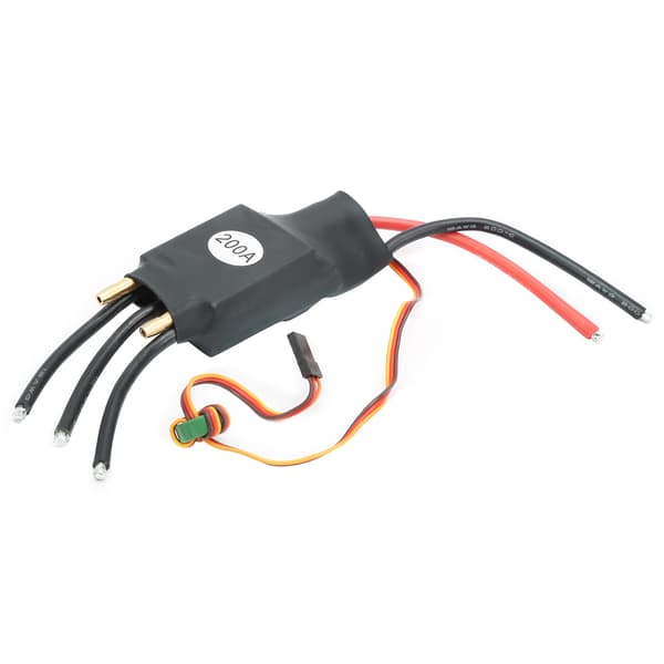 200A Børsteløs væskekølet ESC hastighedsregulator til RC bådmodel