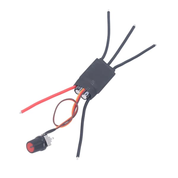 BLDC Controller 7-24VDC 15A 200W 3-faset børsteløs motorhastighedsregulator med pot til pumper og ventilatorer