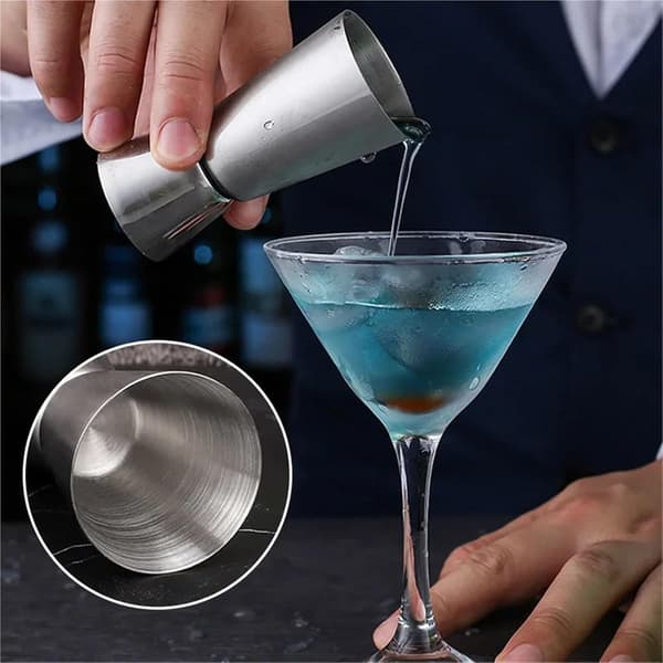 Dubbelmått - Cocktail Jigger 30/60ml Silver