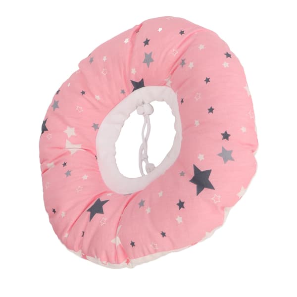 Piercing Öronkudde Donutform Stöd Huvud Rosa Resilient Bomull Öronskyddskudde