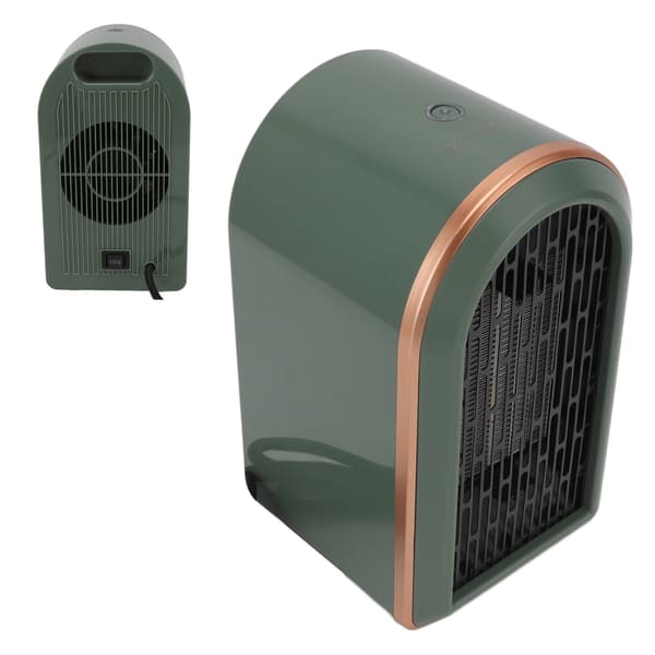 PTC Keramisk Rumvarmer EU 220-240V Grøn 600W Lille Rum