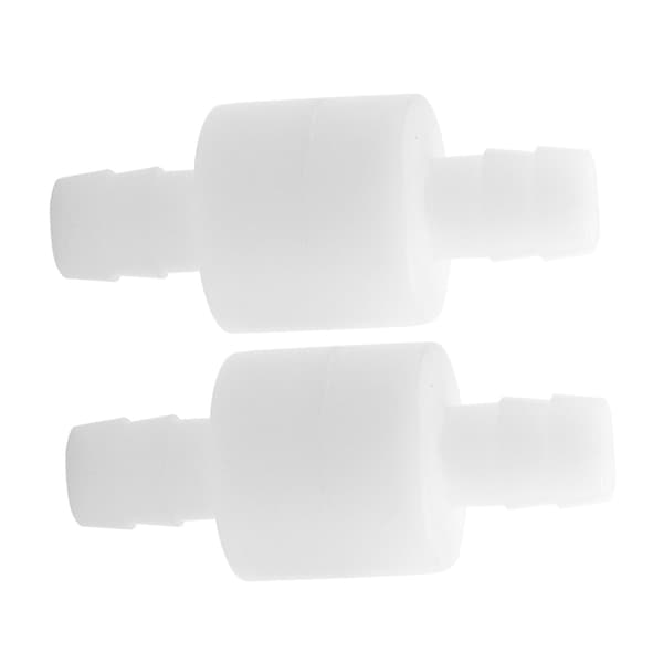 2 st 10 mm plastbackventil för gasvätska