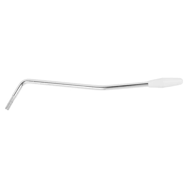 Metallgitarr Tremolo Spak Enkel Whammy Bar med Vit Spets Silverstav för Elgitarr, 1 Styck