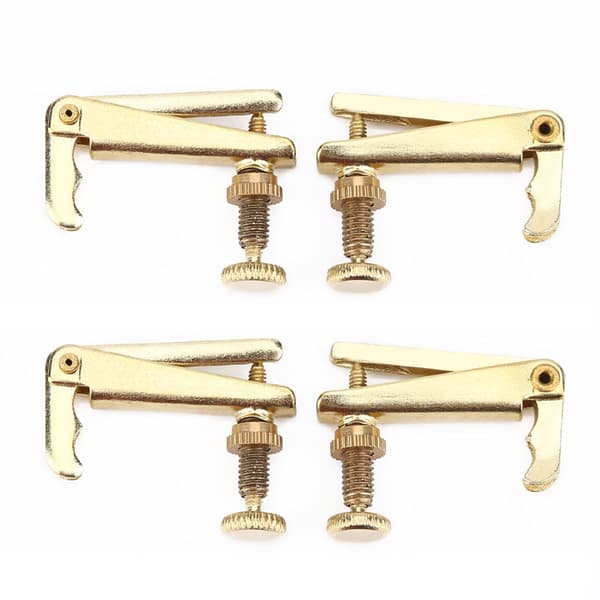 4-pak legering finstemmere strengjustering reservedele til 3/4 4/4 violin guld