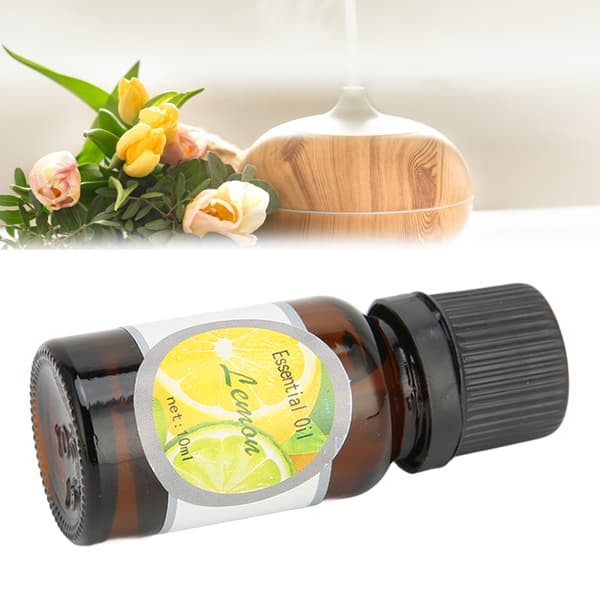 Eterisk olja Multifunktionell Naturlig Aromaterapi Diffuser Eterisk olja Present för Hemdoft 10ml Citron