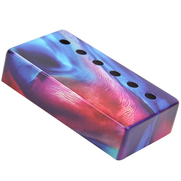 2 st koppar 6-håls pickup-skydd för underhåll av elgitarr, 70x39x16,5 mm