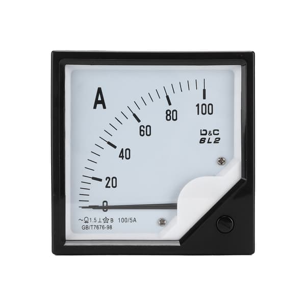 6L2 100A/5A AC Analog Panel Amperemeter Pointer Strømmåler til Industriel Brug
