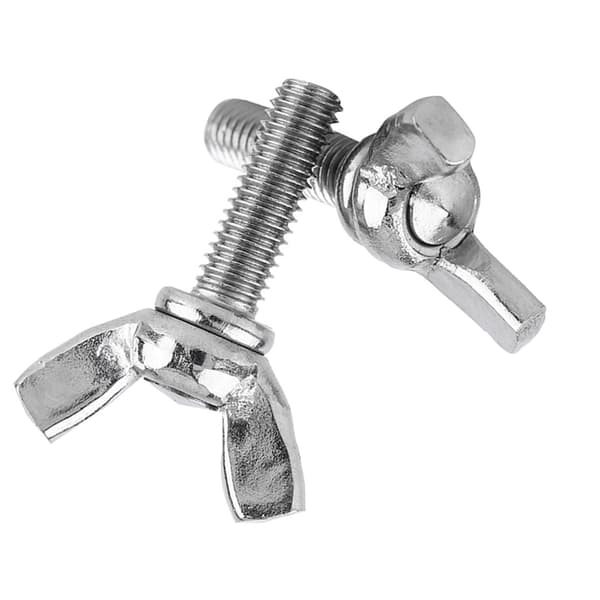 5 st 304 Rostfritt Stål Vingmuttrar Bultar, M5 x 20mm, Maskinfäste Hårdvarukit